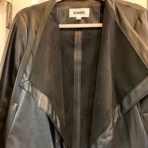 BB Dakota faux leather jacket in Black, size S.
